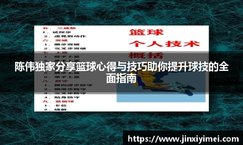 陈伟独家分享篮球心得与技巧助你提升球技的全面指南